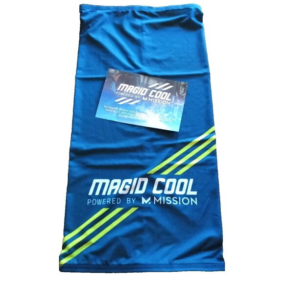 Magid Cool Powered By Mission Cooling Neck Gaiter 12 Ways to Cool NEW - Picture 1 of 2